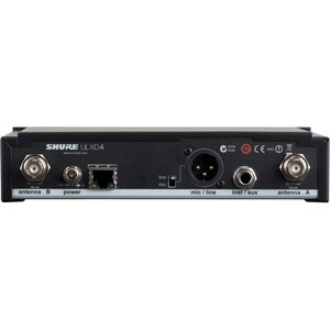 Shure Digital Wireless Receiver - 470 MHz to 534 MHz Operating Frequency - 25 kHz - 328.08 ft Operating Range