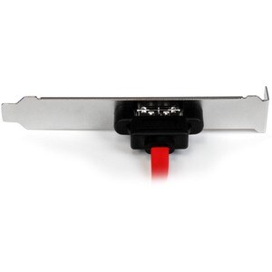 StarTech.com 18in 1 Port SATA to eSATA Plate Adapter - Cable for External Hard Drive, Motherboard, SATA Controller, Storag