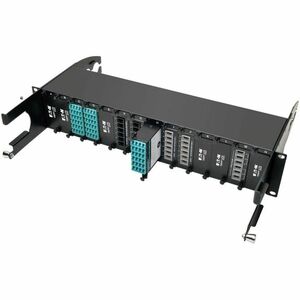 Eaton Tripp Lite Series 100Gb/120Gb to 10Gb Breakout Cassette - 24-Fiber OM4 MTP/MPO ( Male with Pins ) to (x12) LC - 1 x 