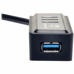Tripp Lite by Eaton 4-Port Portable USB 3.x (5Gbps) Hub - USB - External - 4 USB 3.0 Port(s) with Built In Cable