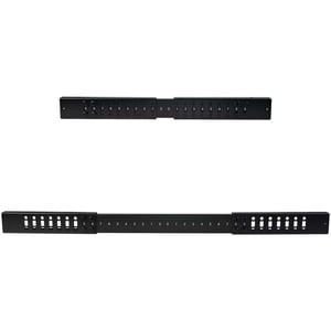 StarTech.com 4-Pfosten 25 HE Mobiles Open Frame Serverrack, 19" Netzwerk Rack, Rack für AV/IT; Rollen, Nivellierfüße oder 