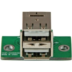 StarTech.com 2 Port USB Motherboard Header Adapter - USB A to USB 10 Pin Header F/F - Connect two internal USB devices dir