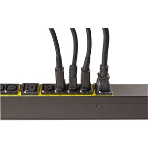 Eaton Managed rack PDU, 0U, L21-30P input, 8.64 kW max, 120/208V, 24A, 10 ft cord, Three-phase, Outlets: (18) C13 Outlet g