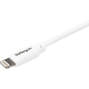 StarTech.com Dual Port Car Charger with Apple 8-pin Lightning Connector and USB 2.0 Port - High Power (21 Watt / 4.2 Amp) 