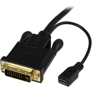 StarTech.com 6 ft DVI to VGA Active Converter Cable â€" DVI-D to VGA Adapter â€" 1920x1200 - Cable for Video Device, Monit