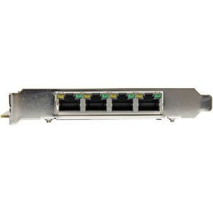 StarTech.com 4 Port Gigabit Power over Ethernet PCIe Network Card - PSE / PoE PCI Express NIC - Quad Port NIC - PoE Card -