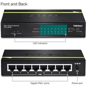 8-port GREENnet Gigabit PoE+ Switch (105W)