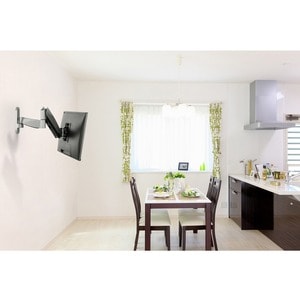 Neomounts Neomounts Pro FPMA-W955 Montagem na parede para Visualização em ecrã plano - Prata - Altura ajustável - 25,4 cm 