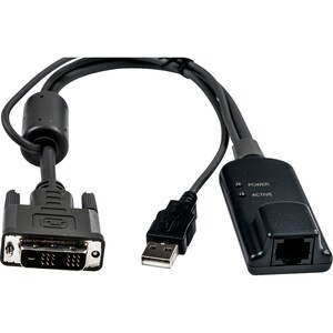 Vertiv AVOCENT DVI/RJ-45/USB Server Interface Module - Cable for Switch, Keyboard/Mouse, Server, Video Device - First End: