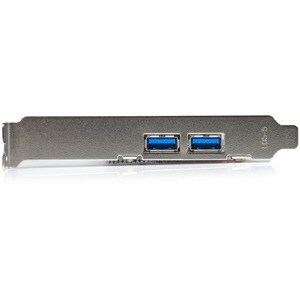 StarTech.com 4 Port PCI Express USB 3.0 Card - 5Gbps - 2 External & 2 Internal (IDC) - SATA Power - Add front or rear pane