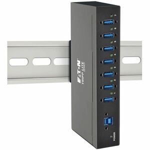 Eaton Tripp Lite Series 7-Port Industrial-Grade USB 3.x (5Gbps) Hub - 20 kV ESD Immunity, Metal Housing, Mountable - USB -