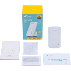 TP-Link RE200 IEEE 802.11b/g/n/ac 750 Mbit/s Wireless Range Extender - 3 x Internal Antenna(s) - 1 x Network (RJ-45) - Eth