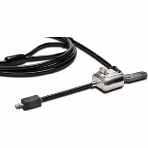 Kensington MiniSaver Cable Lock - 1.83 m Cable - Keyed Lock - Black - Carbon Steel