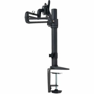 Eaton Tripp Lite Series Full Motion Flex Arm Desk Clamp for 13" to 27" Monitors - 22 lb Load Capacity - Steel, Metal - Black"