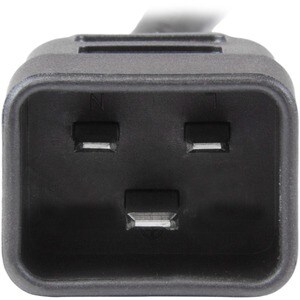 StarTech.com Cable de 1.8m de Extensión, Cable Alargador IEC 320 C13 a IEC 320 C20 Negro, 15A 125V, 14AWG, Cable de Alimen