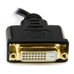 StarTech.com 8 in (20cm) Mini HDMI to DVI Cable, DVI-D to HDMI Cable (1920x1200p), HDMI Mini Male to DVI-D Female Display 