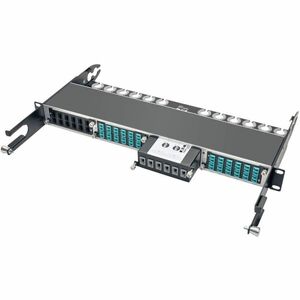 Eaton Tripp Lite Series 100Gb/120Gb to 40Gb Breakout Cassette, (x2) 24-Fiber MTP/MPO (Male with Pins) to (x6) 12-Fiber MTP