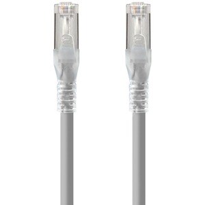 ALOGIC 2m Grey 10G Shielded CAT6A LSZH Low Smoke Zero Halogen Network Cable