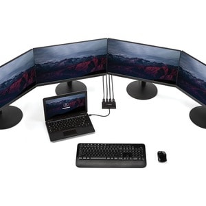 StarTech.com 4 Port Multi Monitor Adapter - Mini DisplayPort auf DisplayPort MST Hub - 4x 1080p - Video Splitter - 30 Hz b