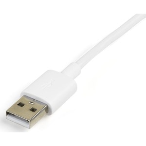 StarTech.com 1m (3ft) Apple Lightning or Micro USB to USB Cable for iPhone / iPod / iPad - White - Cable for iPhone - Firs