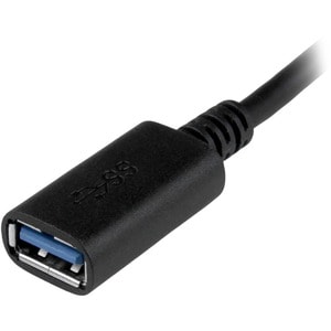 StarTech.com USB 3.1 USB-C auf USB-A Adapter - 5 Gbit/s - Abschirmung - Nickel Beschichteter Stecker - Schwarz