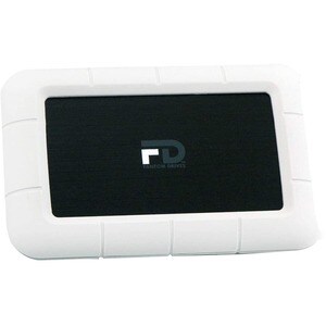 Fantom Drives 1TB Portable Hard Drive - Robusk Mini - USB 3, Aluminum, Black, FRM1000 - 1TB Portable Hard Drive - USB 3 - 