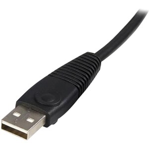 StarTech.com 3,05 m USB KVM-Kabel - 1 Stück - Cable for KVM-Umschalter - Erster Anschluss: USB - Stecker - Schwarz