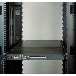 APC by Schneider Electric Rack Mount for KVM Switch - Black - TAA Compliant - 1 Each