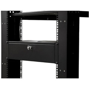 StarTech.com Locking storage drawer - 3U 9in - deep - Rackmount - Steel - 23 kg Maximum Weight Capacity