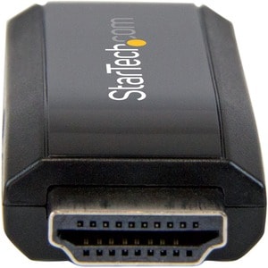 StarTech.com HDMI to VGA Converter with Audio - Compact Adapter - 1920x1200 - 1 x 19-pin HDMI Digital Audio/Video Male - 1