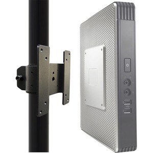 Newstar Thin Client Holder (attach to upright pole) - Black - 10 kg Load Capacity - 75 x 75, 100 x 100 - VESA Mount Compat
