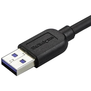 StarTech.com 1m 3 ft Slim Micro USB 3.0 (5Gbps) Cable - M/M - USB 3.0 A to Left-Angle Micro USB - USB 3.2 Gen 1 - Position