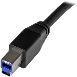StarTech.com 10m 30 ft Active USB 3.0 (5Gbps) USB-A to USB-B Cable - M/M - USB A to B Cable - USB 3.2 Gen 1 - Connect USB 