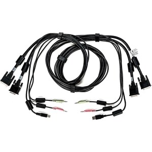 AVOCENT KVM Cable - 6 ft, Dual Display, DVI-I, 1 x USB, 2 x Audio, Standard KVM cable
