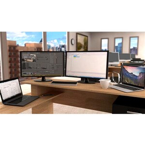 StarTech.com Dual Monitor KVM Docking Station - for Two Laptops - 4K - File Transfer - Universal Laptop Docking Station (U