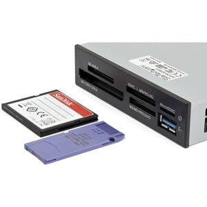 StarTech.com USB 3.0 Internal Multi-Card Reader with UHS-II Support - SD/Micro SD/MS/CF Memory Card Reader - Turn a 3.5" i