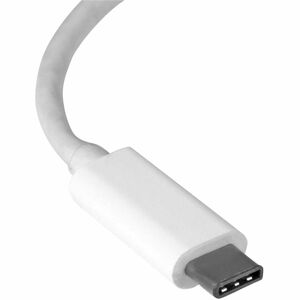 StarTech.com Adaptador de Red Ethernet Gigabit USB-C - Blanco - Compatible con Puertos Thunderbolt 3 - Adaptador LAN USB T