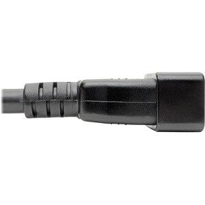 Eaton Tripp Lite Series C20 to C13 Power Cord for Computer - Heavy-Duty, 15A, 100-250V, 14 AWG, 3 ft. (0.91 m), Black - Fo