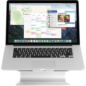 Rain Design mStand Notebook-Ständer - 15,2 cm Höhe x 25,4 cm Breite x 22,9 cm Tiefe - Aluminium - Silber