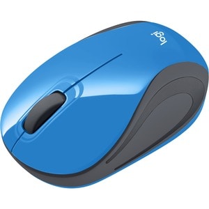 Logitech Wireless Mini Mouse M187 Ultra Portable, 2.4 GHz with USB Receiver, 1000 DPI Optical Tracking, 3-Buttons, PC / Ma