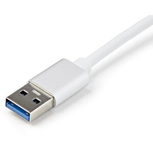StarTech.com Adaptador de Red Ethernet Gigabit USB 3.0 - Plateado - de Aluminio - para MacBook, Chromebook or Tablet - Con