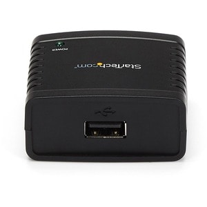 StarTech.com 10/100Mbps Ethernet to USB 2.0 Network LPR Print Server - USB Print Server with 10Base-T/100Base-TX Auto-sens