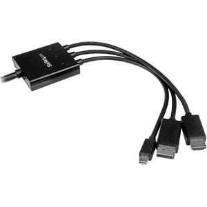 StarTech.com 2m 6 ft HDMI, DisplayPort or Mini DisplayPort to HDMI Converter Cable - HDMI, DP or Mini DP to HDMI Adapter -