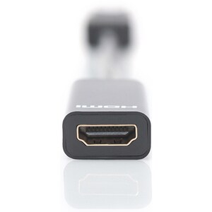 Assmann AK-340400-001-S 15 cm DisplayPort/HDMI A/V Cable for Audio/Video Device, Monitor, Projector, TV - First End: 1 x D