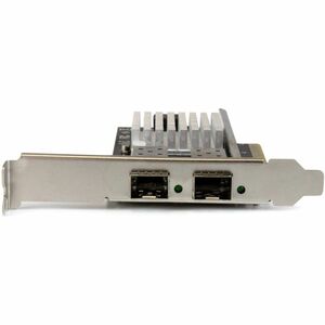 StarTech.com 10G Network Card - 2x 10G Open SFP+ Multimode LC Fiber Connector - Intel 82599 Chip - Gigabit Ethernet Card -