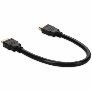 AddOn 1ft HDMI 1.3 Male to HDMI 1.3 Male Black Cable For Resolution Up to 2560x1600 (WQXGA) - 11.81" HDMI A/V Cable for Au