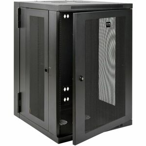 Tripp Lite by Eaton SmartRack 18U UPS-Depth Wall-Mount Half-Height Rack Enclosure, Hinged Back - For UPS - 18U Rack Height