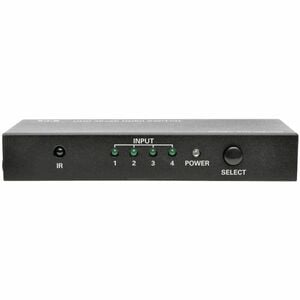 Eaton Tripp Lite Series 4-Port HDMI Switch with Remote Control - 4K 60 Hz, UHD, 4:4:4, HDR, 3D - 3840 × 2160 - 4K - 4 x 1 