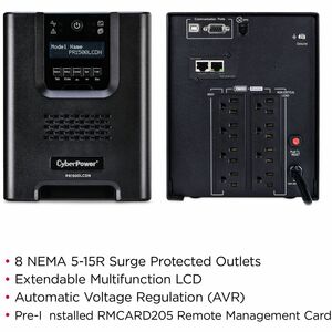 1500VA/1050W SNMP SINE WAVE LCD