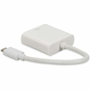 AddOn USB 3.1 (C) Male to DVI-I (29 pin) Female White Adapter - 100% compatible and guaranteed to work